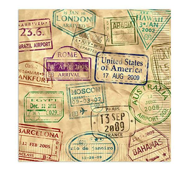 The Beistle Around The World Luncheon Napkins, Multicolored 59983